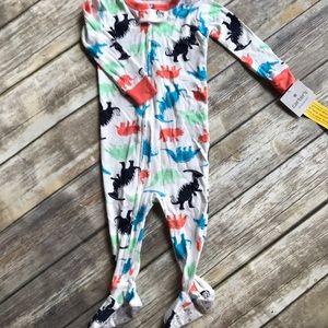 Carter's NWT Dinosaur Footie PJs 12 Month Baby Boy