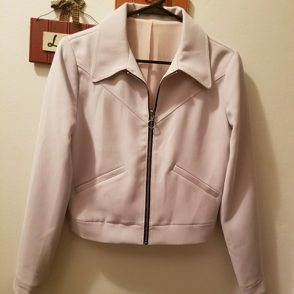 & OTHER STORIES Blazer/Jacket White/Grey /8 MED📍 - Picture 1 of 4
