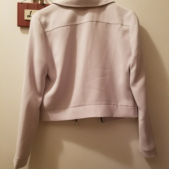 & OTHER STORIES Blazer/Jacket White/Grey /8 MED📍 - Picture 3 of 4