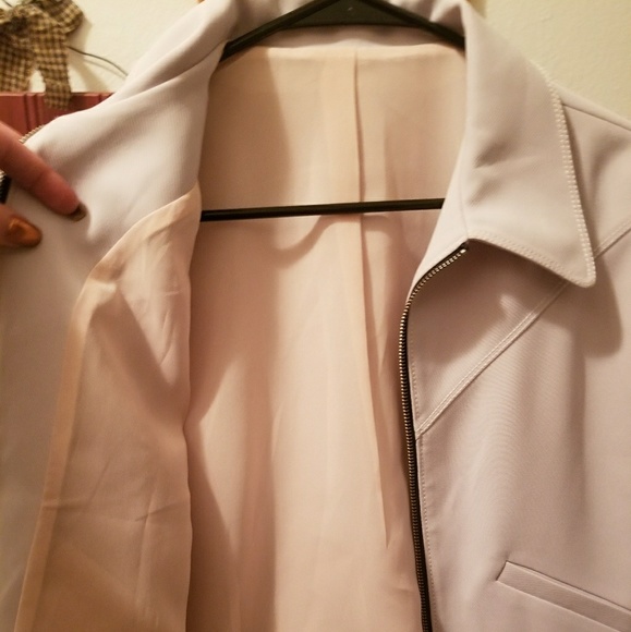 & OTHER STORIES Blazer/Jacket White/Grey /8 MED📍 - Picture 4 of 4