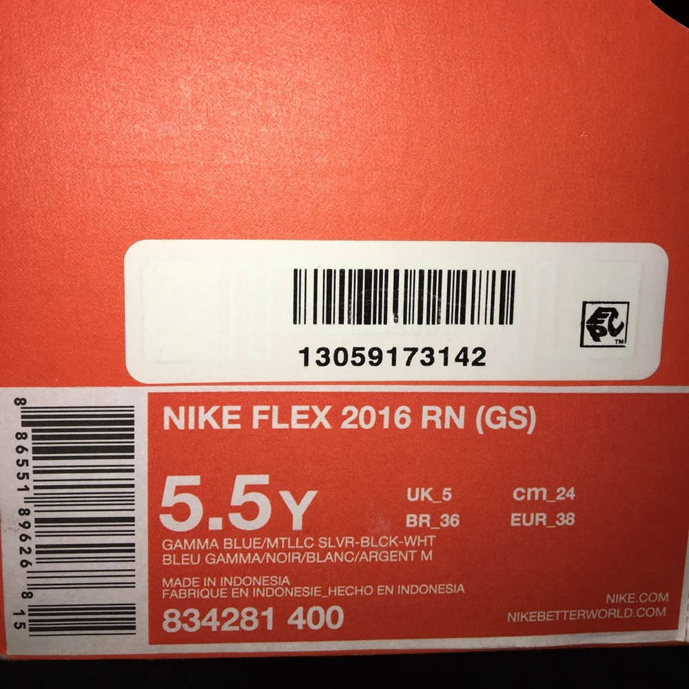 🆕Nike Kids' Flex Run Running Shoe Grade School - Picture 7 of 7