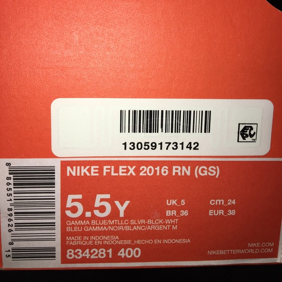 🆕Nike Kids' Flex Run Running Shoe Grade School - Picture 7 of 7