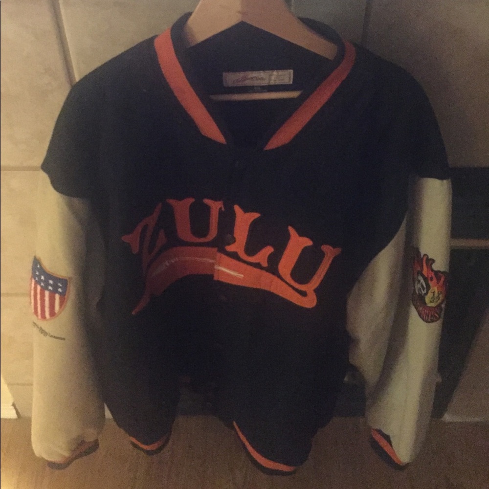 Negro league baseball jacket ZULU cannibals giants