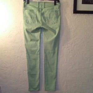 #LUCKY BRAND*MINT GREEN*SIZE:4/27*NWOT*