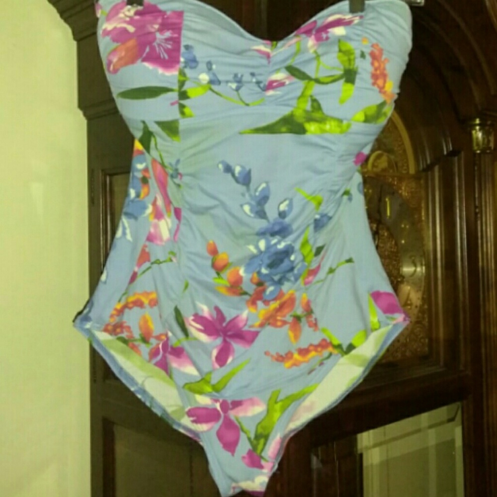Floral bathing suit