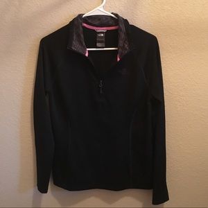 North face fleece lined shirt