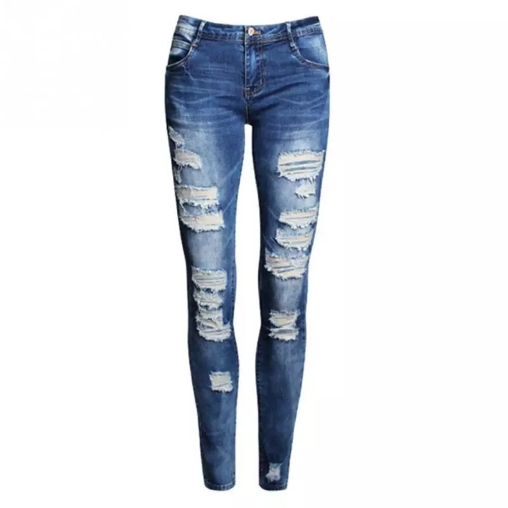 Gorgeous Distressed Jeans - Picture 1 of 4