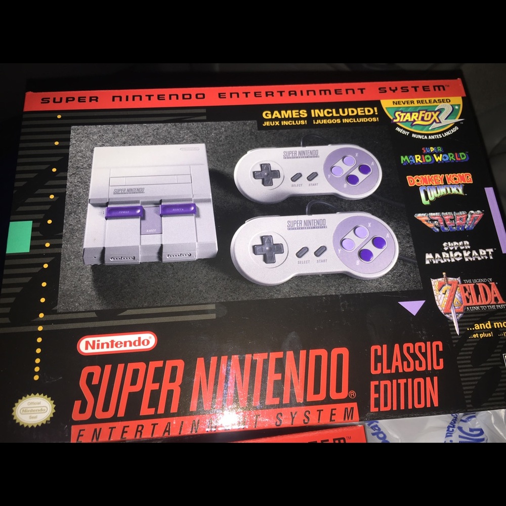 SNES CLASSIC SUPER NINTENDO ENTERTAINMENT SYSTEM