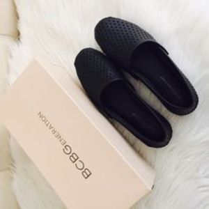 BCBGeneration Xeno2 Leather Perforated Flats