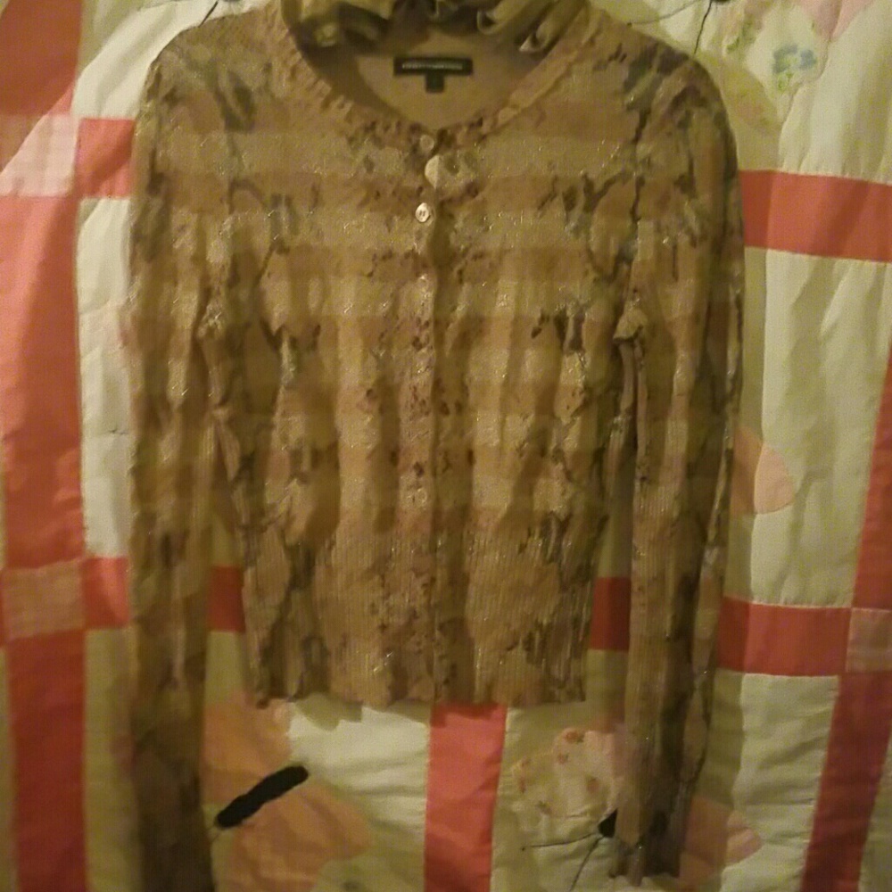 Snake print sweater