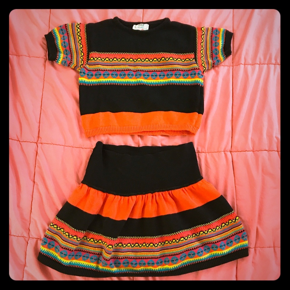 Vintage Benetton 2-Piece Sweater Dress Set