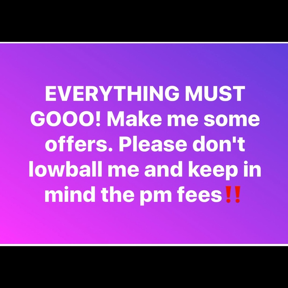 EVERYTHING MUST GOOO‼️