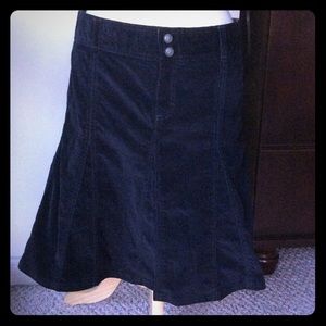 💙NEW PRICE💙 Athleta cotton corduroy black skirt