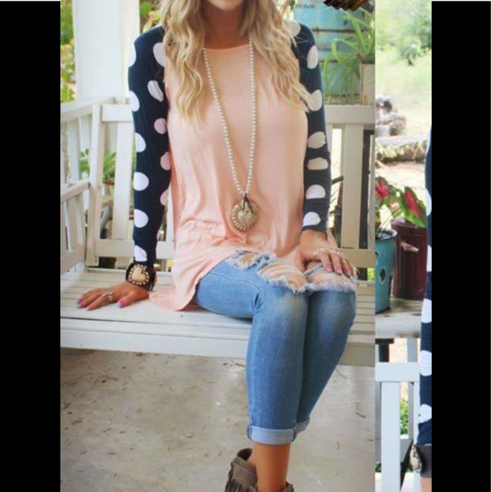 Polka dot tunic