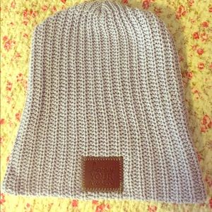 Love your melon purple beanie