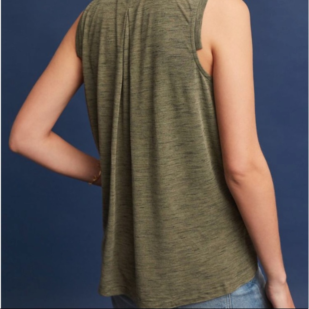 SOLD LOCALLY! Anthropologie wrapped vneck tank - Picture 4 of 6