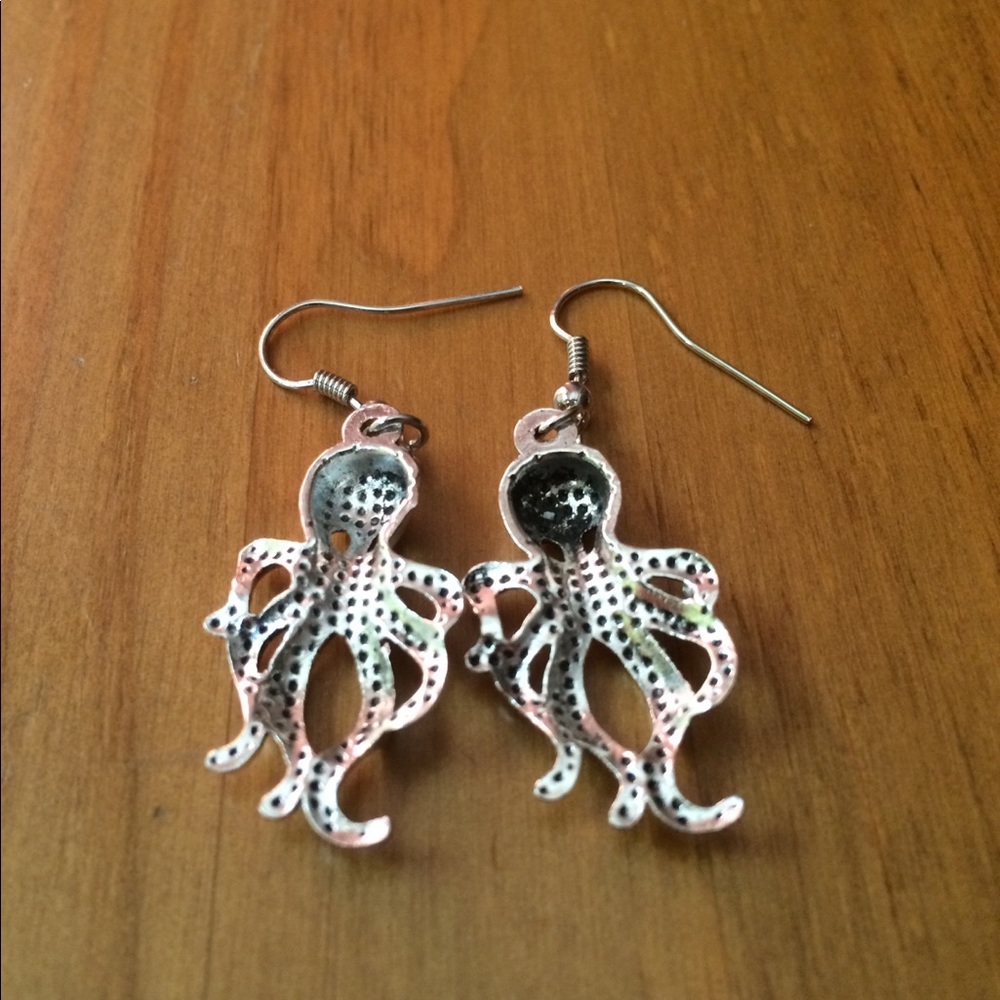 NWOT Alien Octopus Earrings - Picture 2 of 5