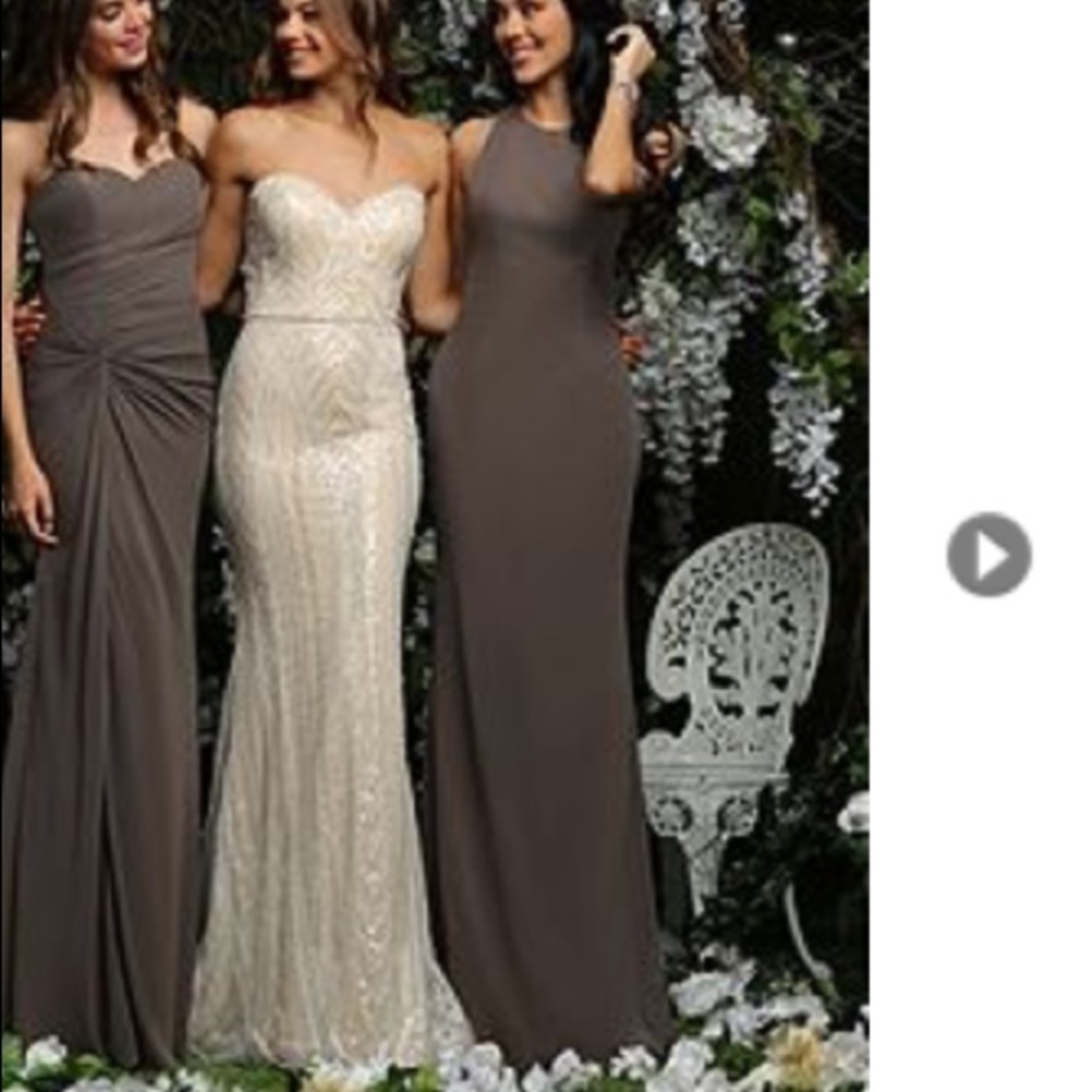 Midnight Blue Long highneck criss cross open back