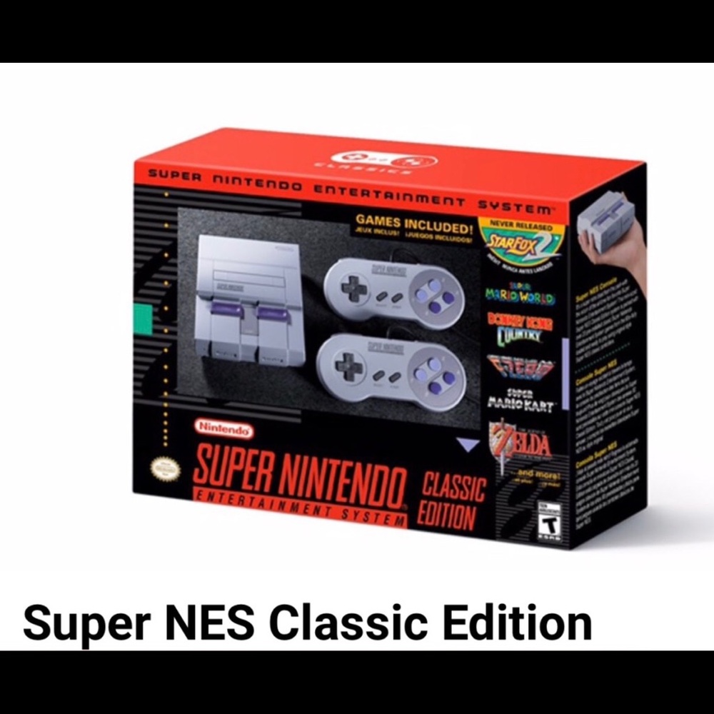 SUPER NES CLASSIC NINTENDO - brand new!!!