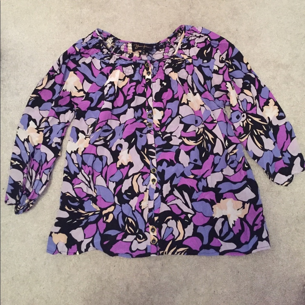 Yumi Kim Purple Blouse - Size S