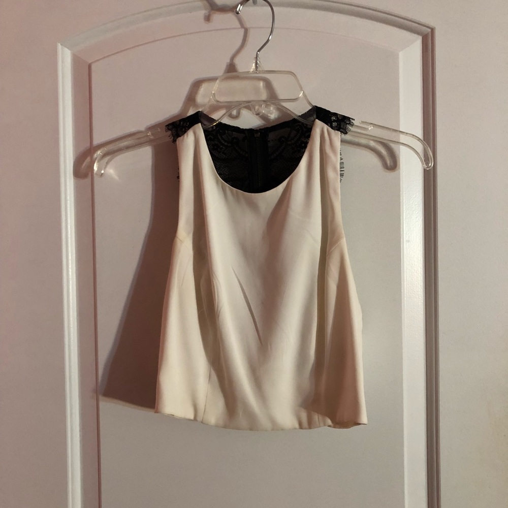 Express Lace Back Crop Top