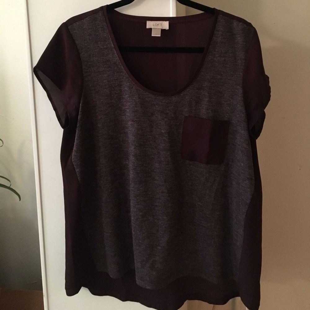 Deep Purple/Maroon Top