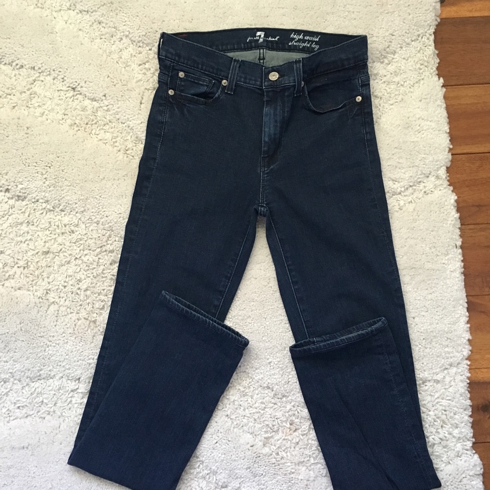 C.4 7For all mankind high waist jeans