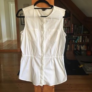 Theory Sleeveless Cotton Top