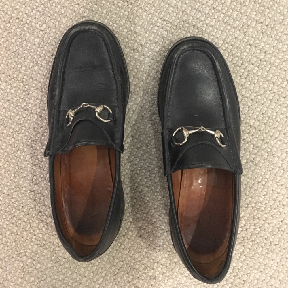 Gucci loafers with lug sole
