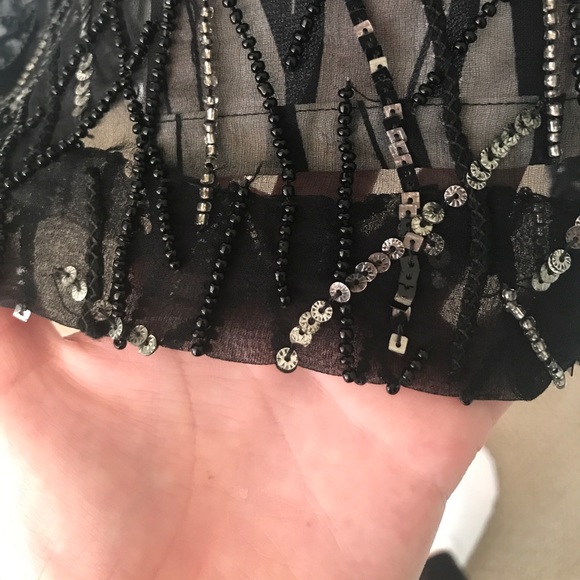 St. John Beaded Cocktail Dress - Picture 3 of 4