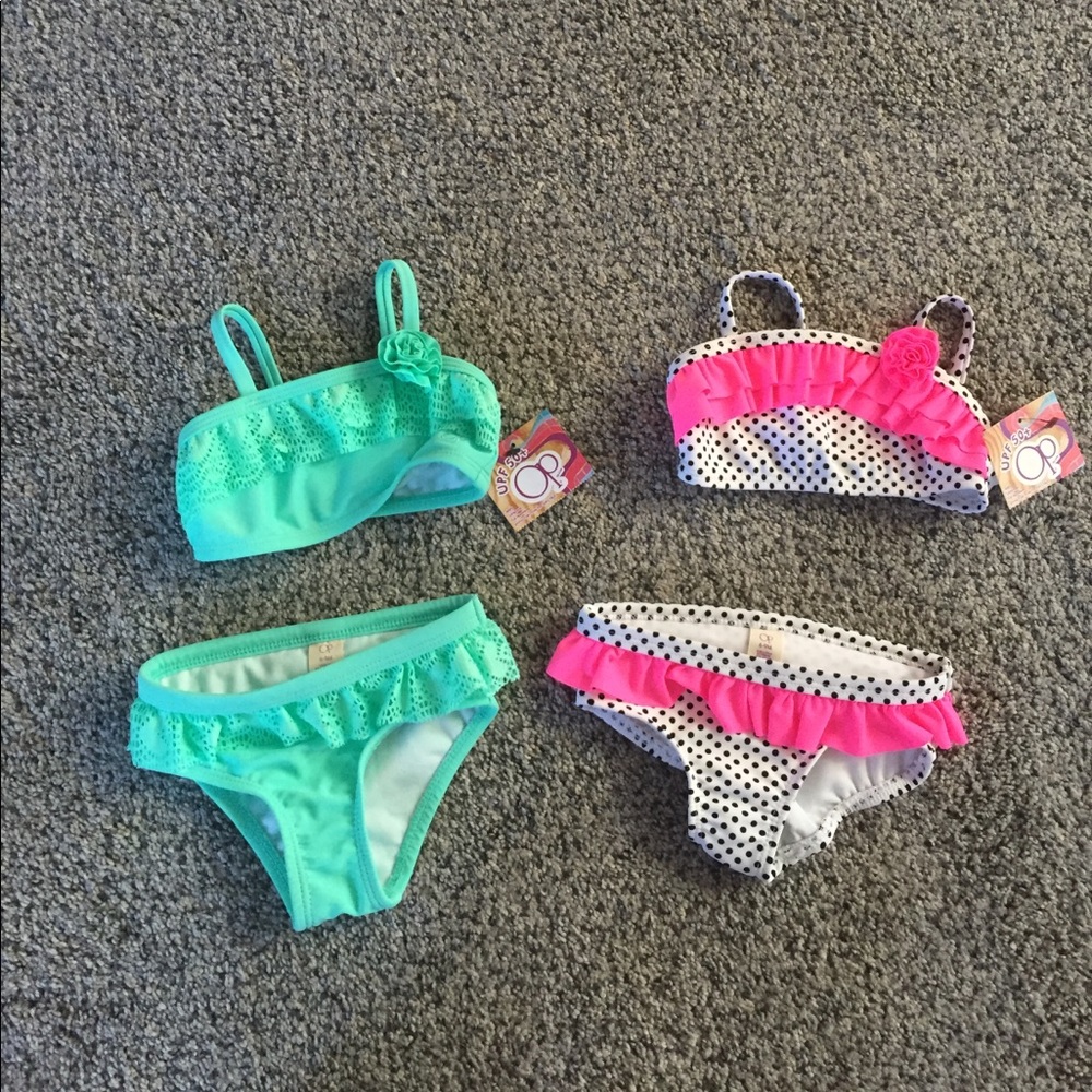 Two piece bathing suit 6-9 months NWT