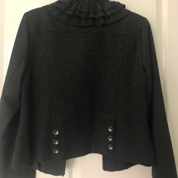 Ruffled Wool Jacket - Picture 4 of 4