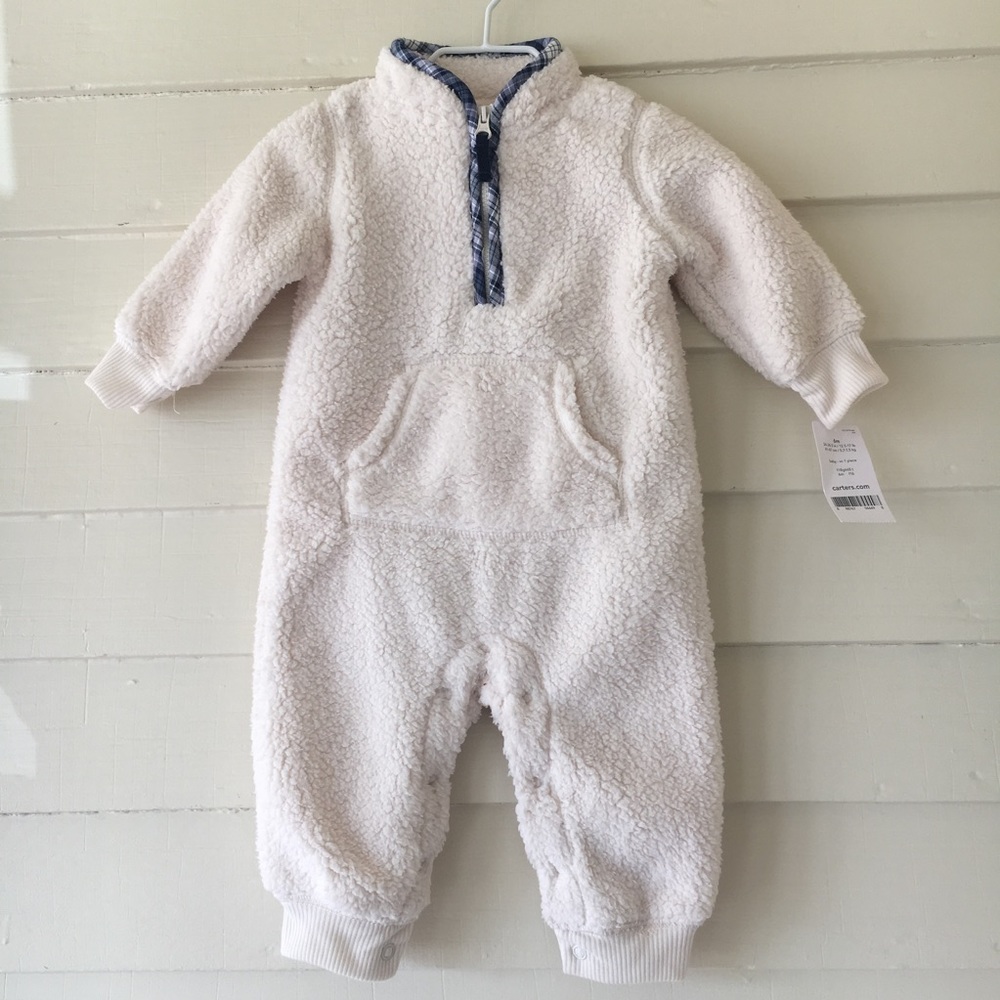 NWT Carter's Winter One Piece Outfit Size 6 Months