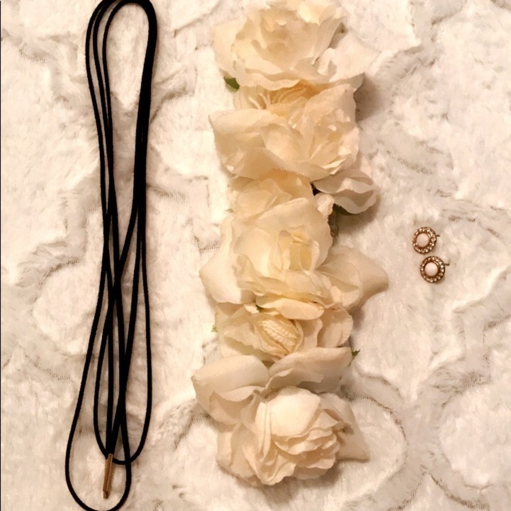 Flower Headband and Choker Set!