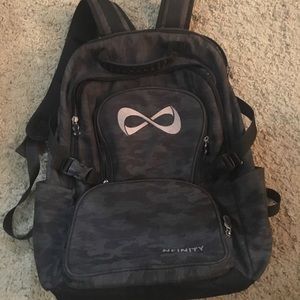 Nfinity Large Gray Camo bookbag
