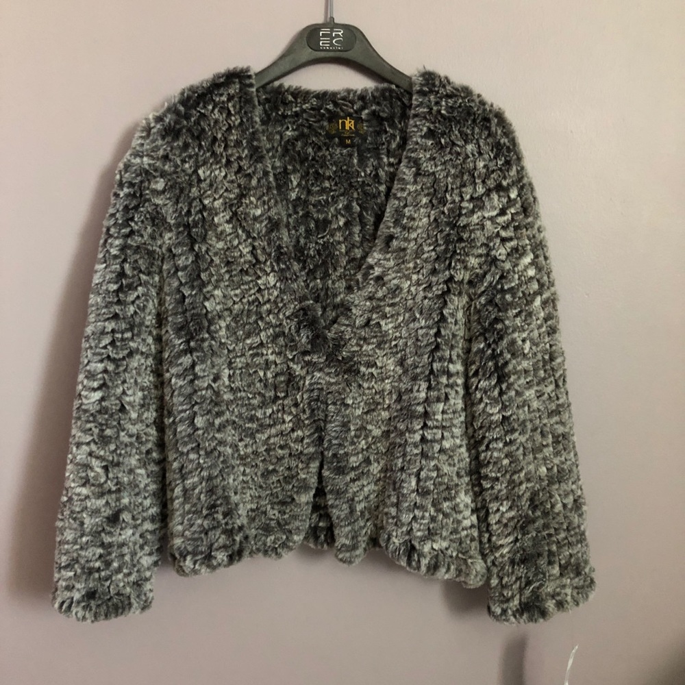 Metric Knits Faux Fur Teddy Coat