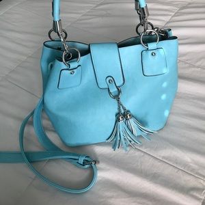 Baby blue Charming Charlie handbag