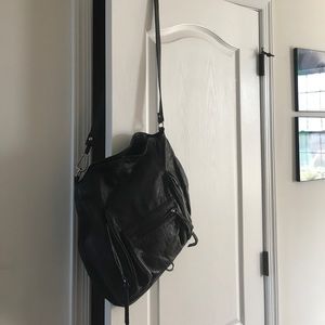 Zara Black leather crossbody