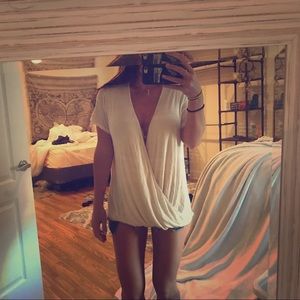 Free People Cream Top