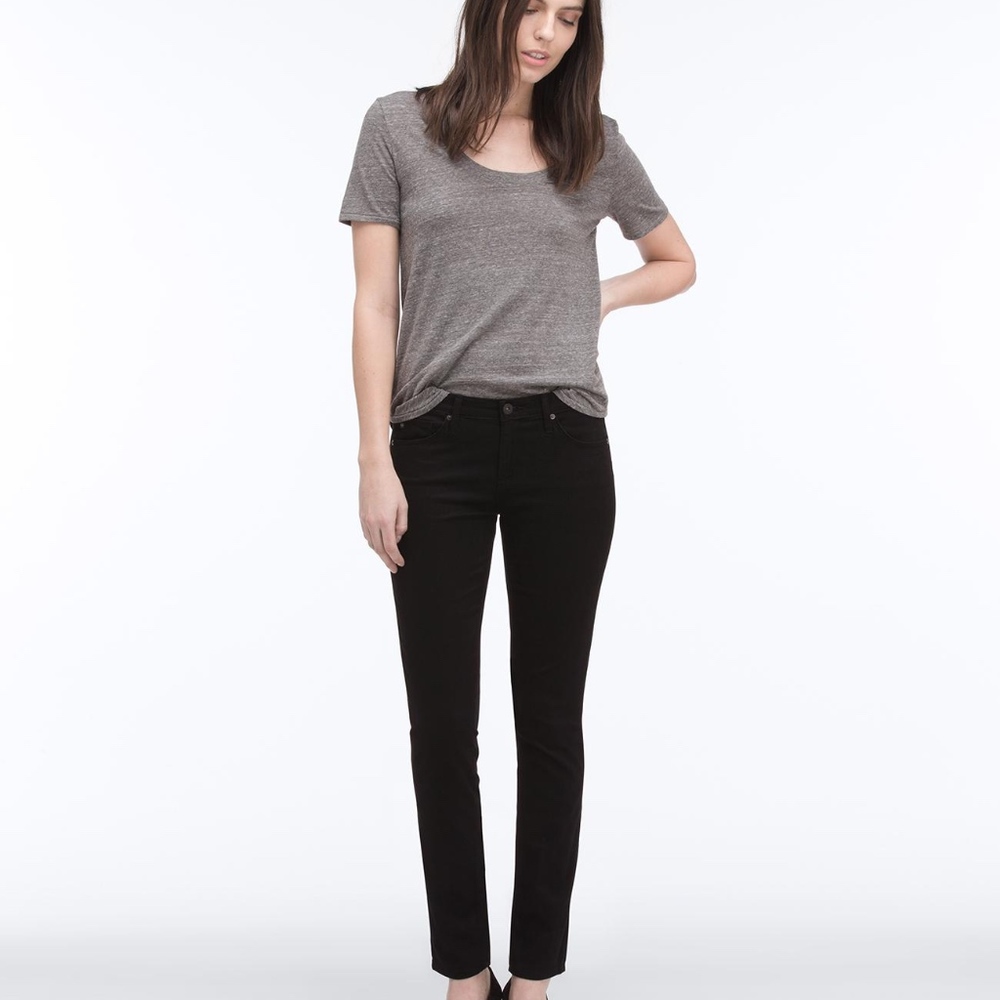 AG Black Stilt Cigarette Jean