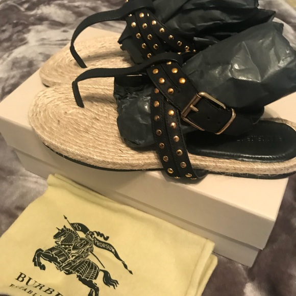 Brand new Burberry espadrille sandal - Picture 1 of 3