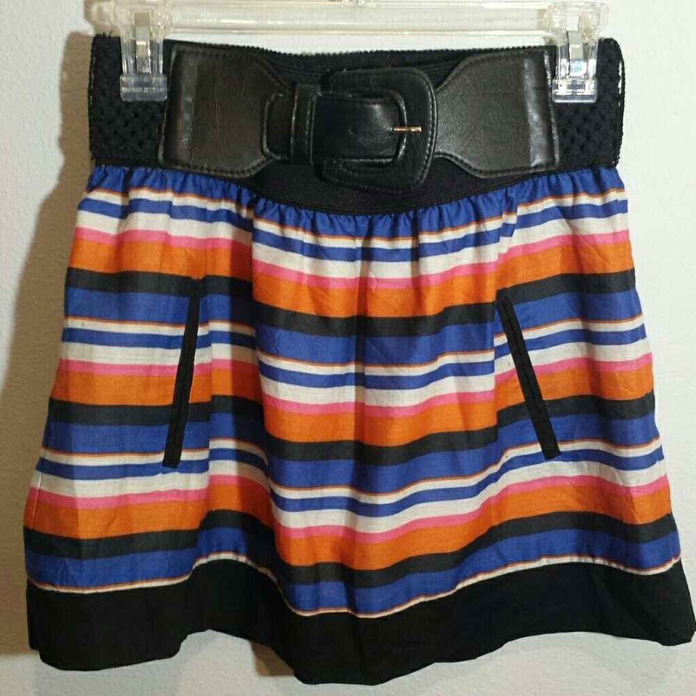 🔥 8/$25  Charlotte Russe striped skirt