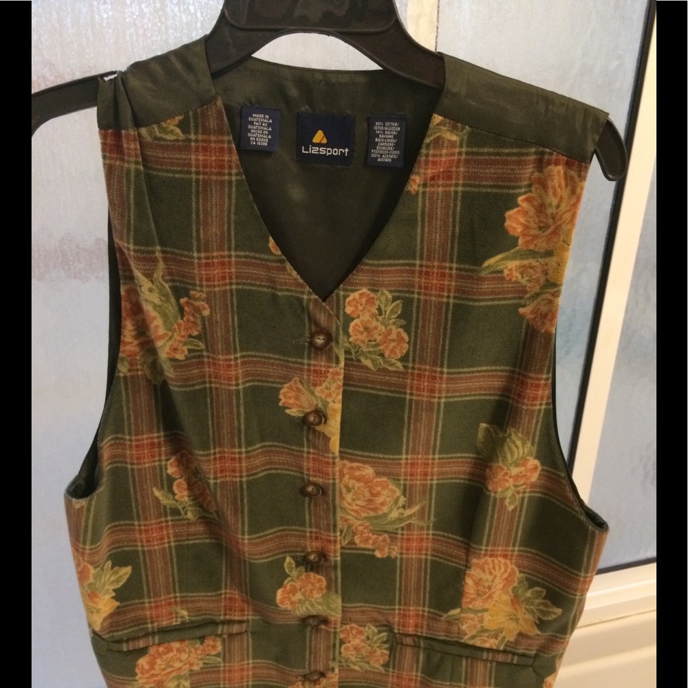 Velvet front vest by Lizsport