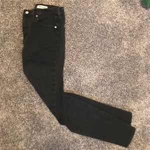 Madewell Black 9” high riser skinny skinny Size 27