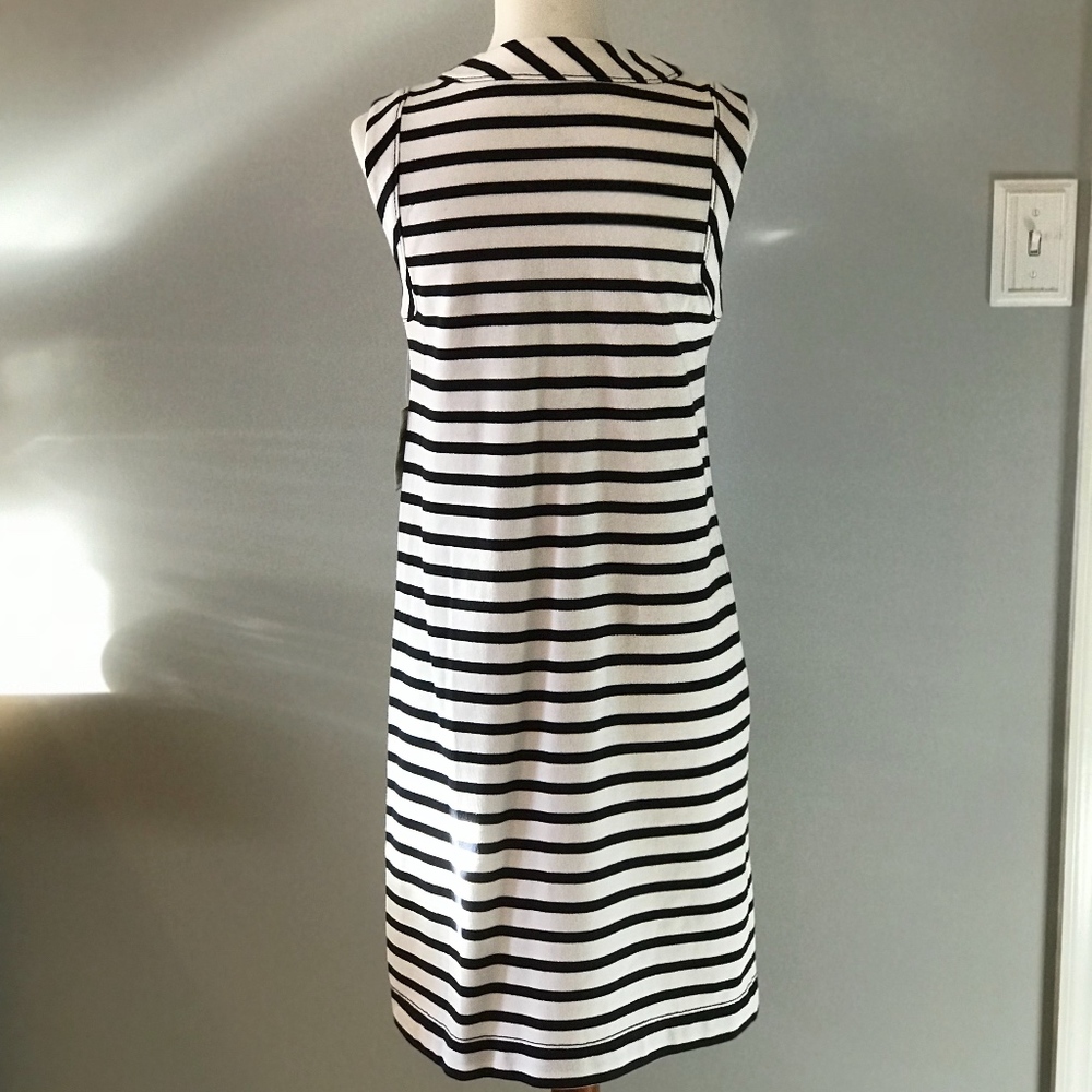KATE SPADE COTTON JERSEY LACE-UP DRESS - Picture 2 of 5