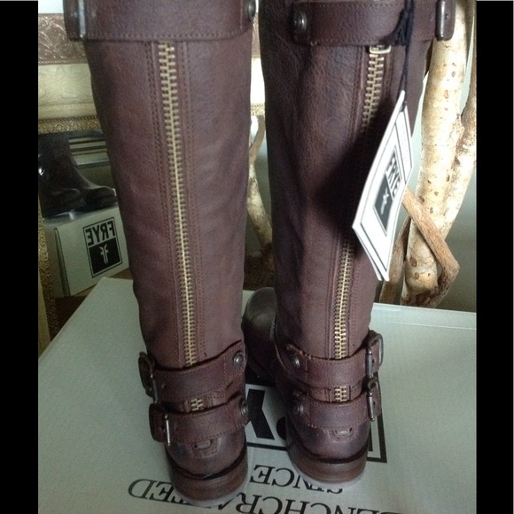 Frye Veronica Back Zip Engineer/Riding Boot - Picture 3 of 5