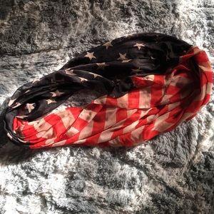 American Flag infinity scarf