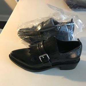 Brand new, never worn platform bluchers from Zara
