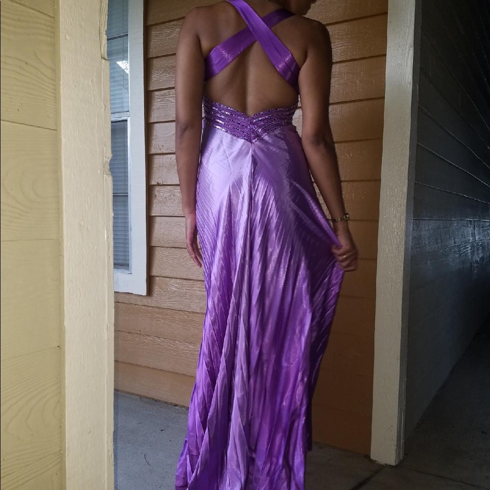Beautiful Purple Formal Prom Gown