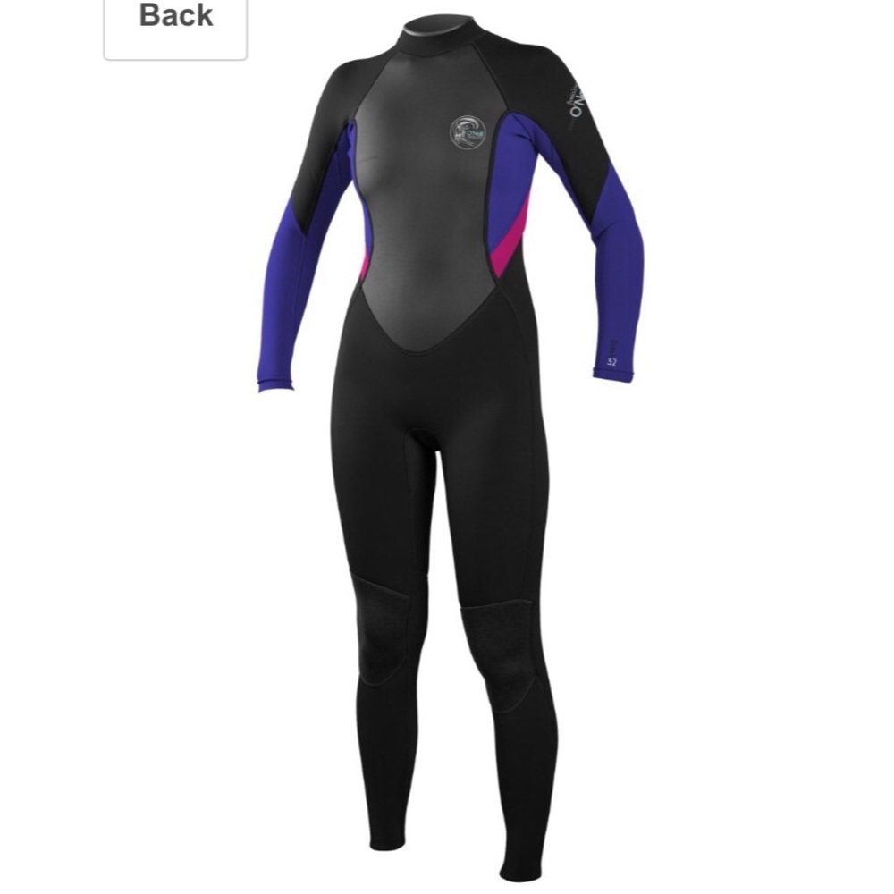 O'Neill women wetsuit size 10